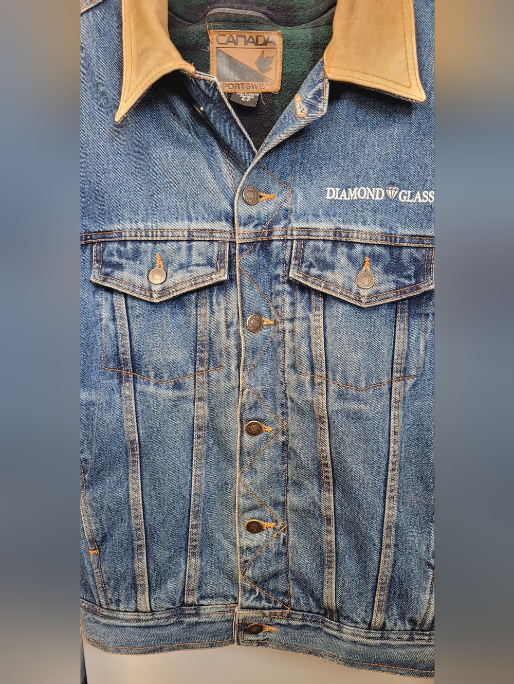 Canada Sportswear Lined Denim Jacket - Picture 2 of 16